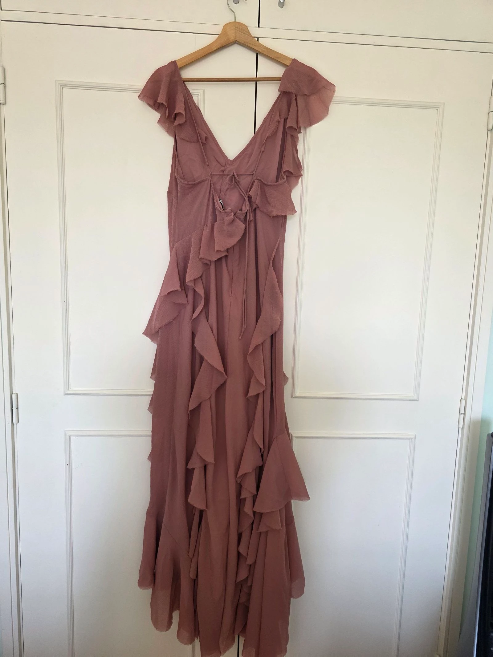 Vestido Folhos Rosa Novo | Asos |T.46  – photo 5